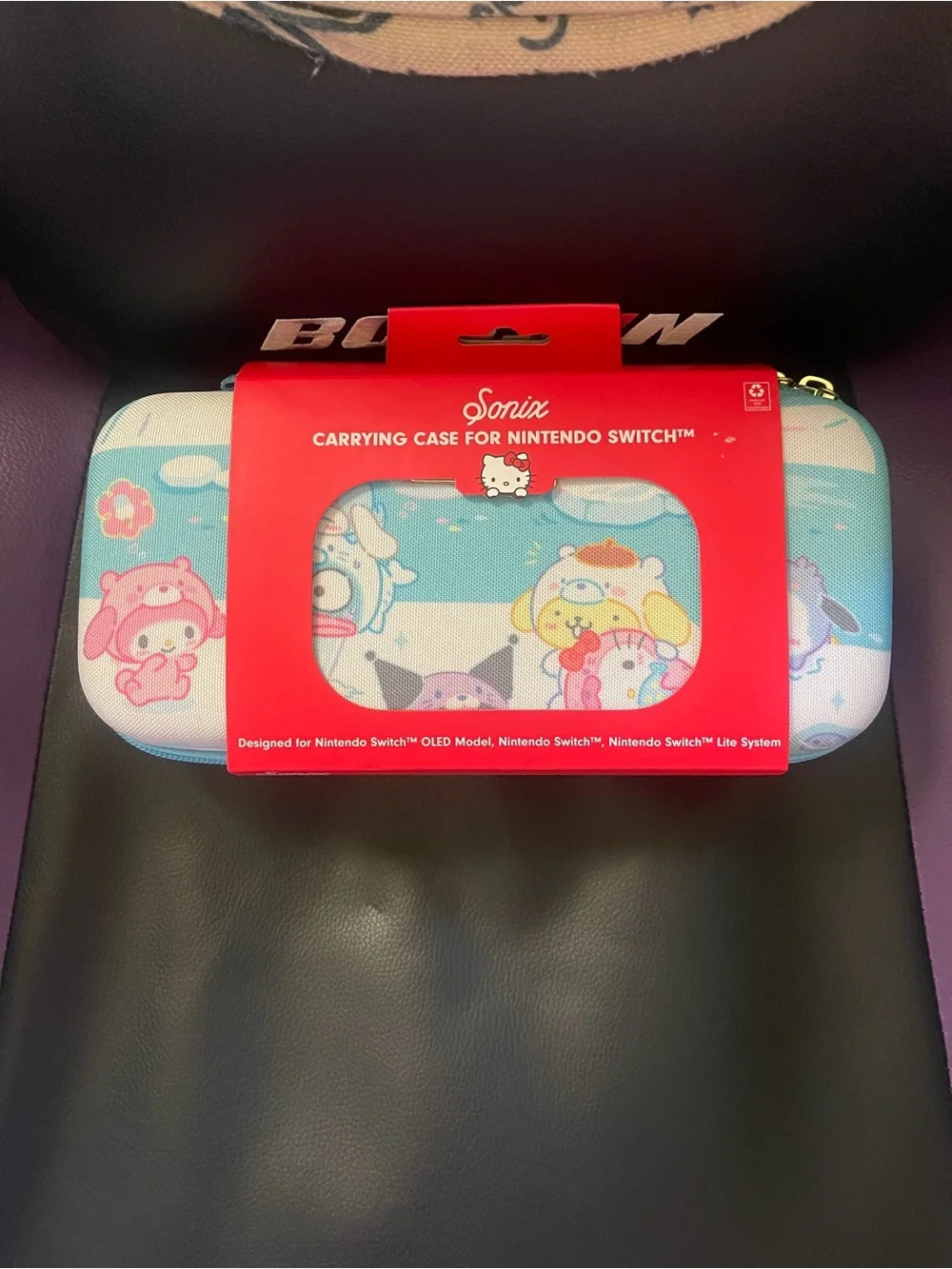 Sonix Sanrio Pastel Blue Nintendo Switch Carrying Case
